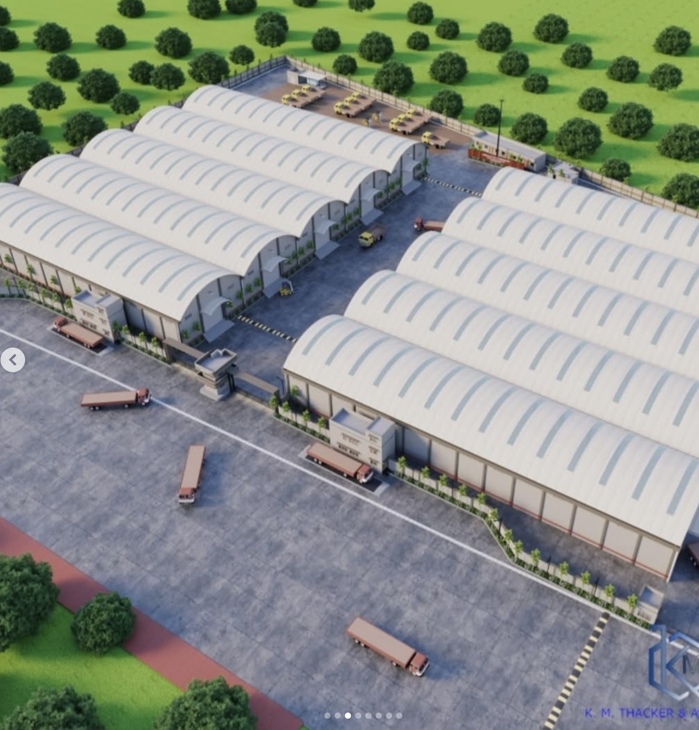 Steel plant structure